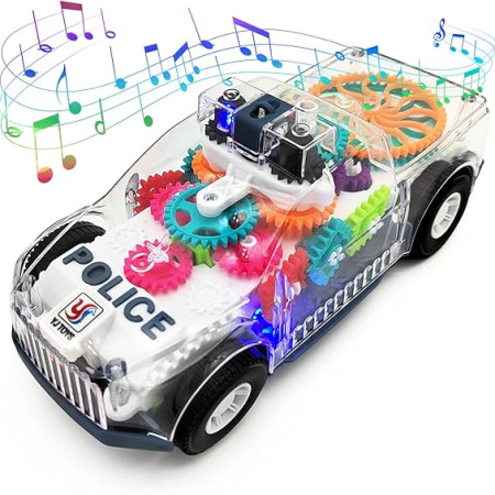 Concept Racer 3D Super Transparent Police Car